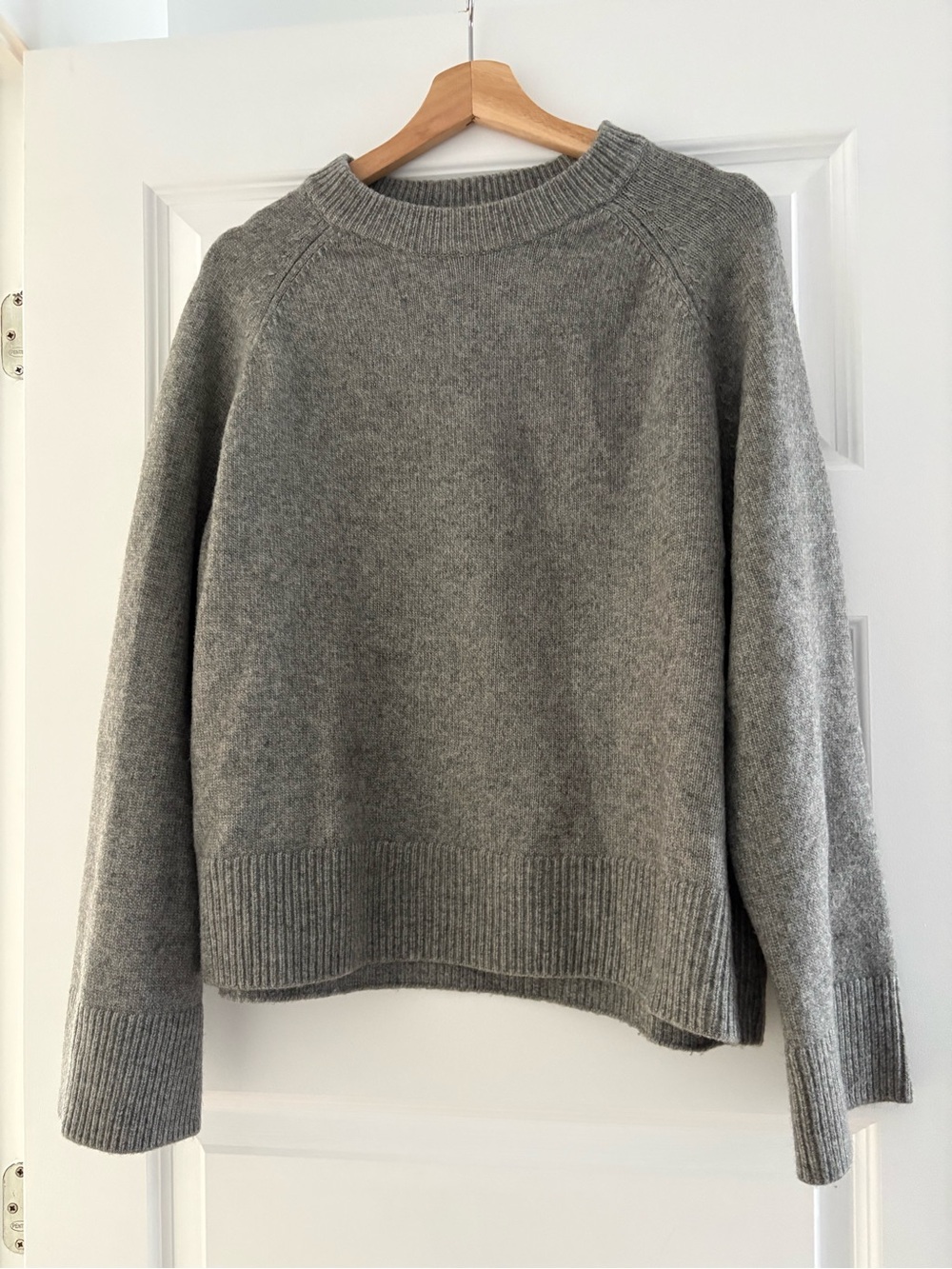 H&M Soft Gray Crewneck Sweater